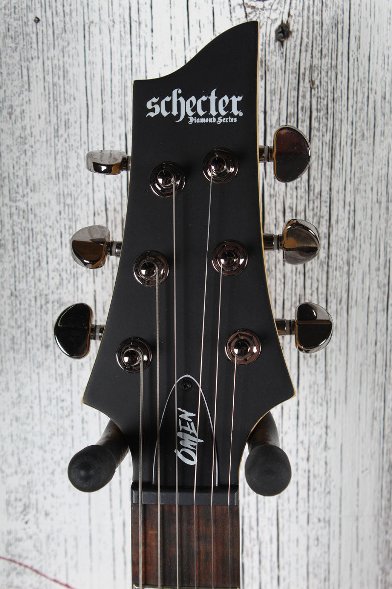 Schecter Omen-6 Solid Body Electric Guitar Walnut Satin Finish