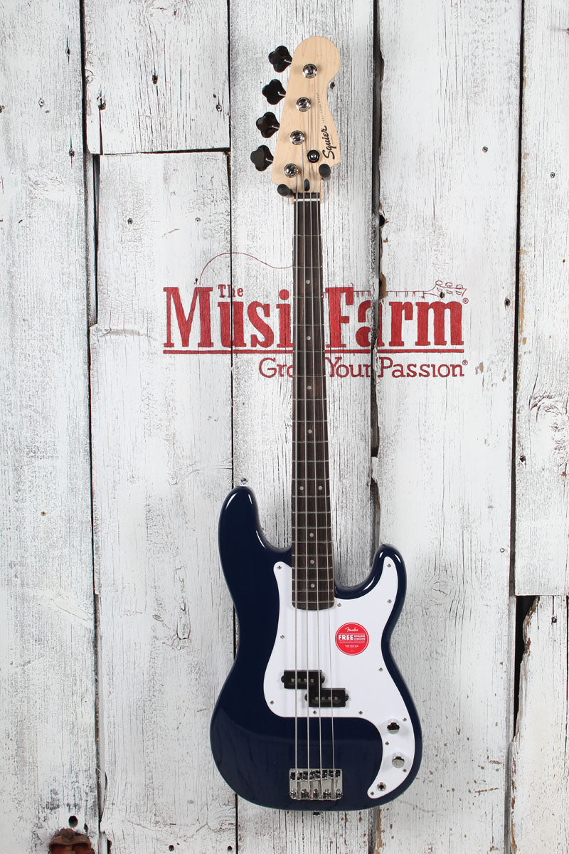 Squier Sonic Precision Bass 4 String Electric Bass Guitar Midnight Blue