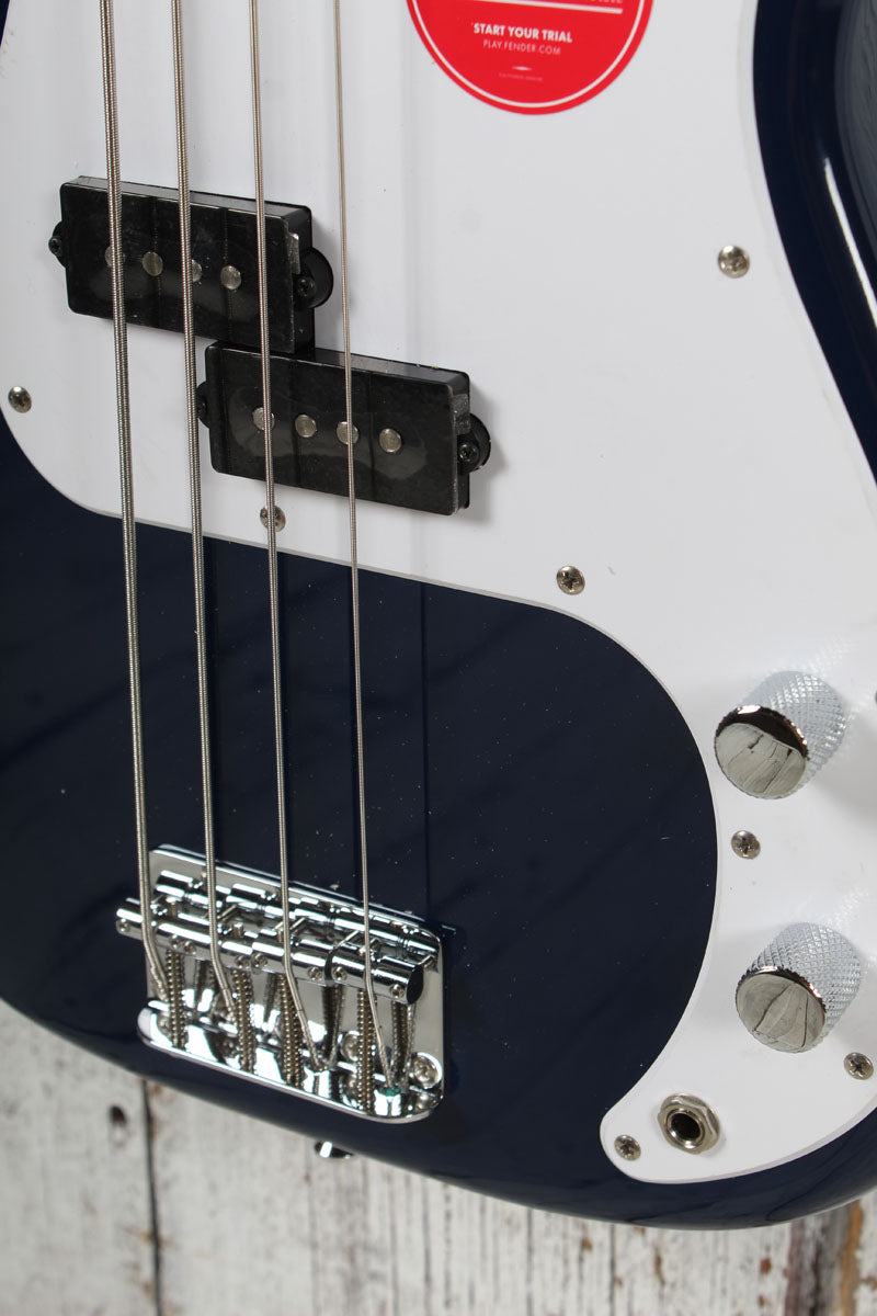 Squier Sonic Precision Bass 4 String Electric Bass Guitar Midnight Blue