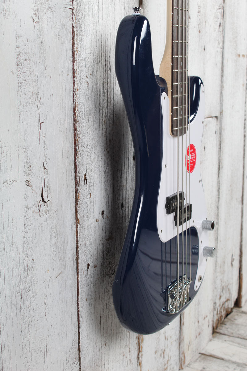 Squier Sonic Precision Bass 4 String Electric Bass Guitar Midnight Blue