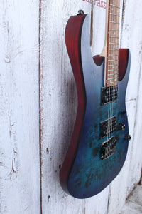 Ibanez RG Series RG421PB Electric Guitar Caribbean Sapphire Blue Flat Finish