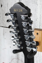 Ibanez AEG5012 12 String Cutaway Acoustic Electric Guitar Black Finish
