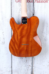 Fender Squier Affinity Telecaster FMT SH Electric Guitar Flame Maple Top Mocha