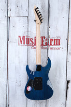Load image into Gallery viewer, ESP LTD MH-203QM Solid Body Electric Guitar Quilt Maple Top See Thru Blue Finish