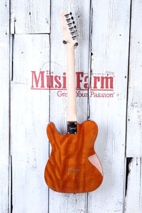 Fender Squier Affinity Telecaster FMT SH Electric Guitar Flame Maple Top Mocha
