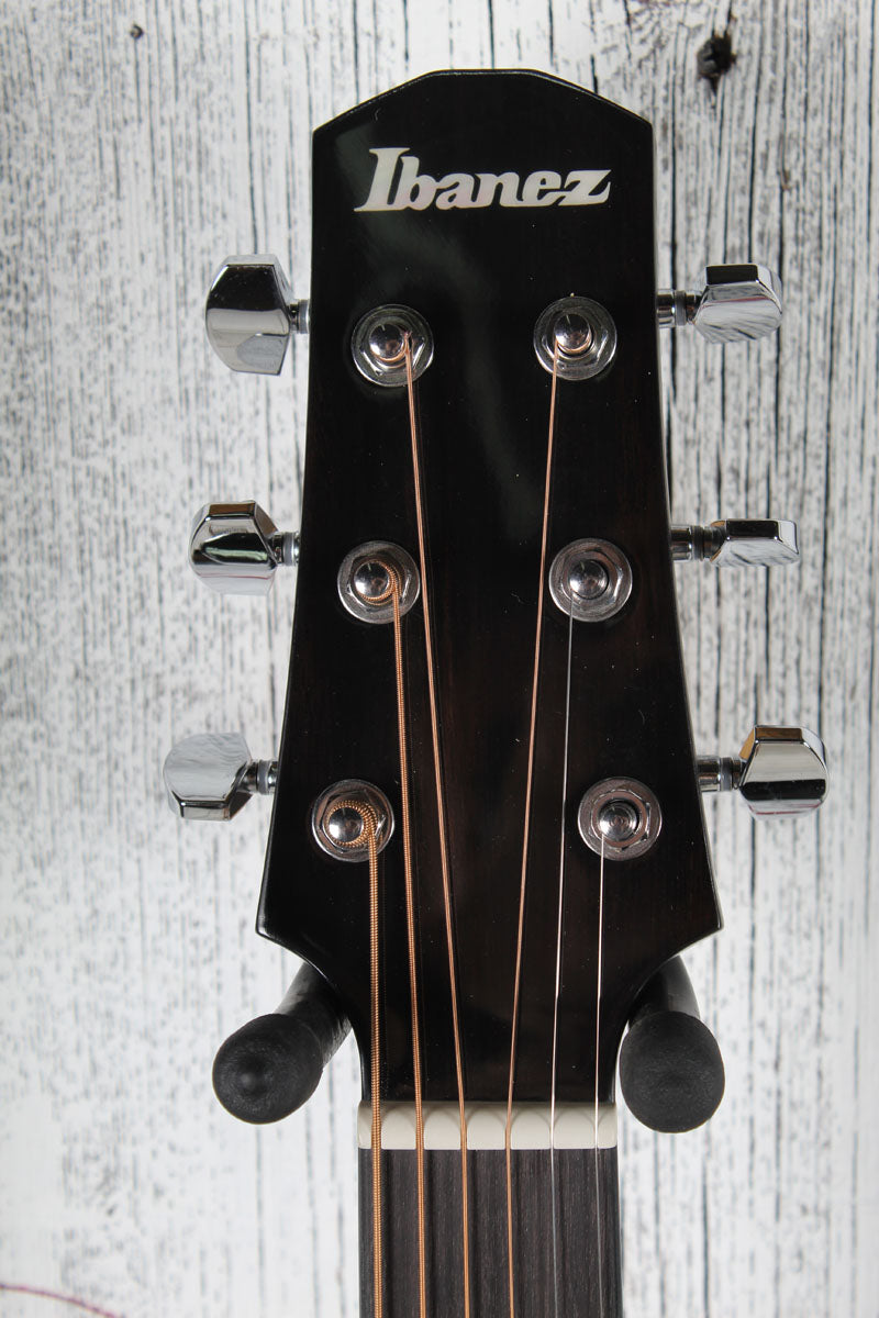 Ibanez AAD77CE Acoustic Electric Guitar Transparent Black Sunburst High Gloss