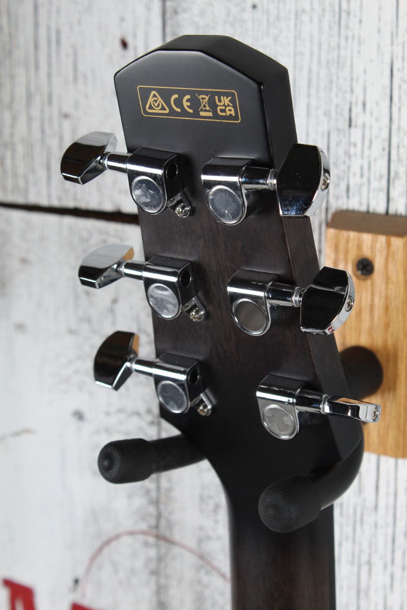 Ibanez AAD77CE Acoustic Electric Guitar Transparent Black Sunburst High Gloss