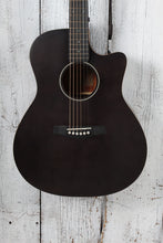 Load image into Gallery viewer, Schecter Deluxe Acoustic Concert Acoustic Guitar Satin See Thru Black w Gig Bag