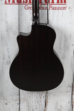 Load image into Gallery viewer, Schecter Deluxe Acoustic Concert Acoustic Guitar Satin See Thru Black w Gig Bag