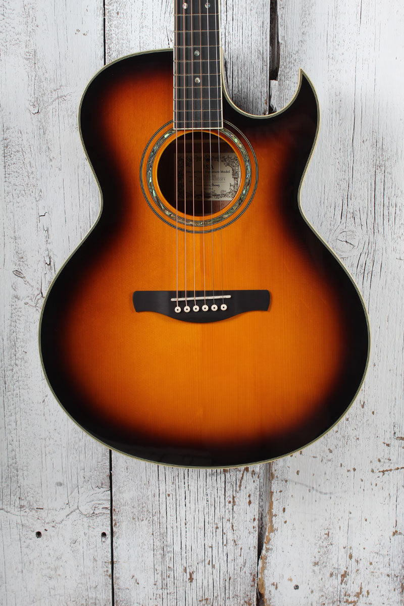 Ibanez Joe Satriani Signature JSA5 Acoustic Electric Guitar Vintage Burst