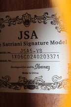 Ibanez Joe Satriani Signature JSA5 Acoustic Electric Guitar Vintage Burst