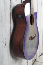 Ibanez AEG70 Acoustic Electric Guitar Flame Maple Top Purple Iris Burst