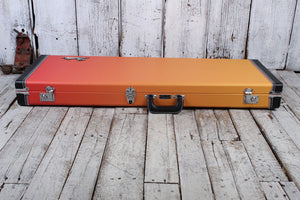 Fender Ombre Stratocaster and Telecaster Hardshell Guitar Case Tequila Sunrise