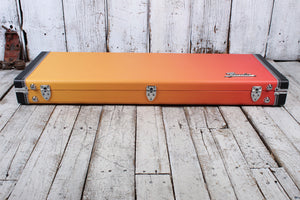 Fender Ombre Stratocaster and Telecaster Hardshell Guitar Case Tequila Sunrise