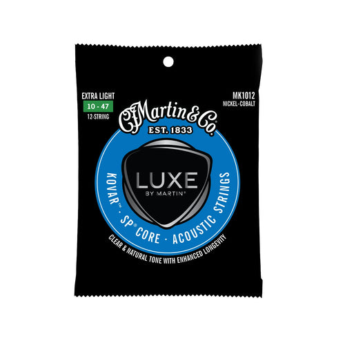 Luxe by Martin® Kovar™ SP Core 12 String Acoustic Guitar Strings Extra Light Guage