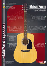 Load image into Gallery viewer, Oscar Schmidt OG10CE Concert Cutaway Acoustic Electric Guitar Natural High Gloss