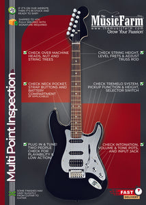 Fender Player Stratocaster HSS Electric Guitar Maple Fretboard Sea Foam Green
