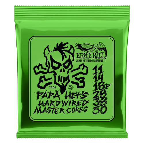 Ernie Ball Papa Hets Hardwired Master Core Series Electric Guitar Strings 11-50