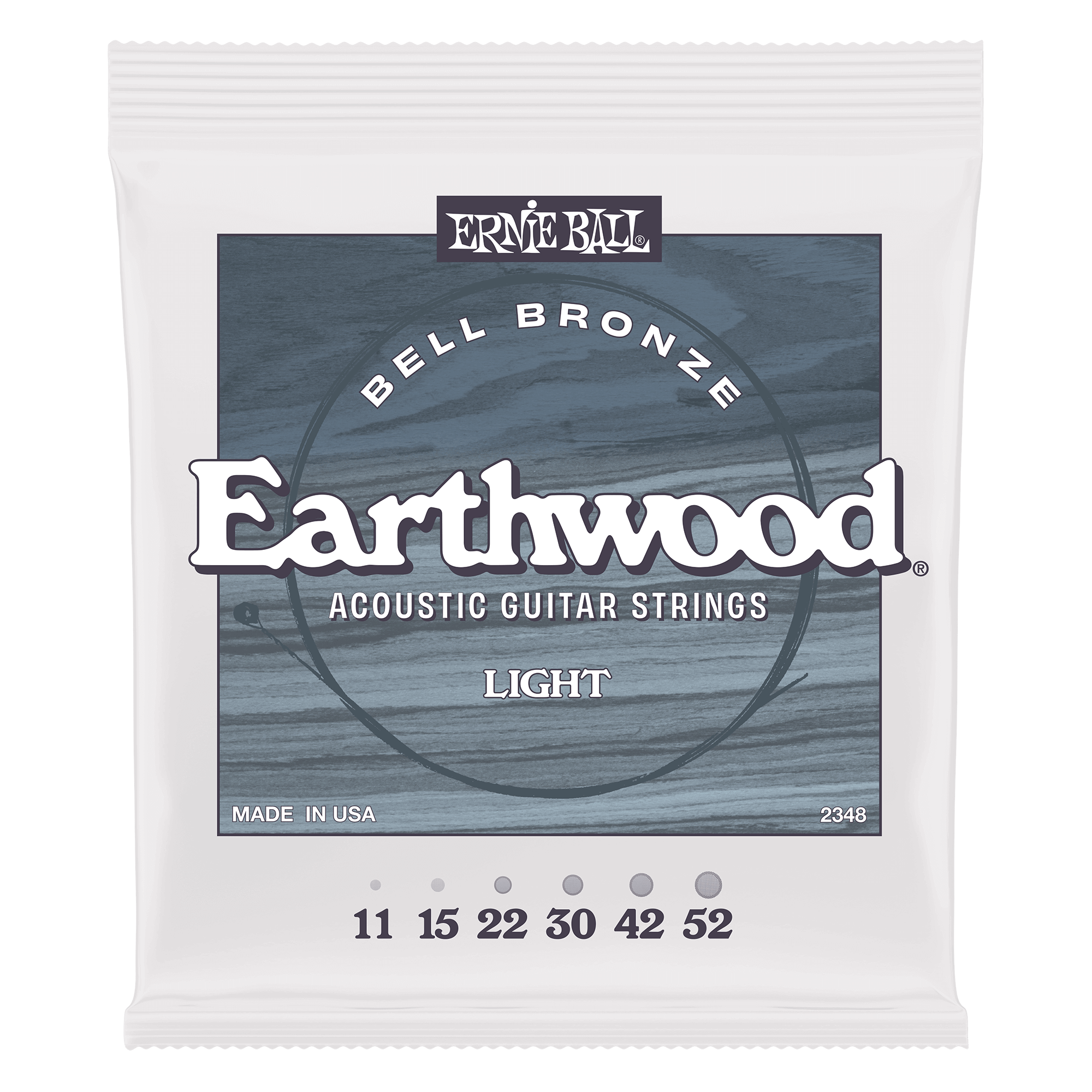 Ernie Ball Earthwood Bell Bronze Acoustic Guitar Strings - .011-.052 Light Main image