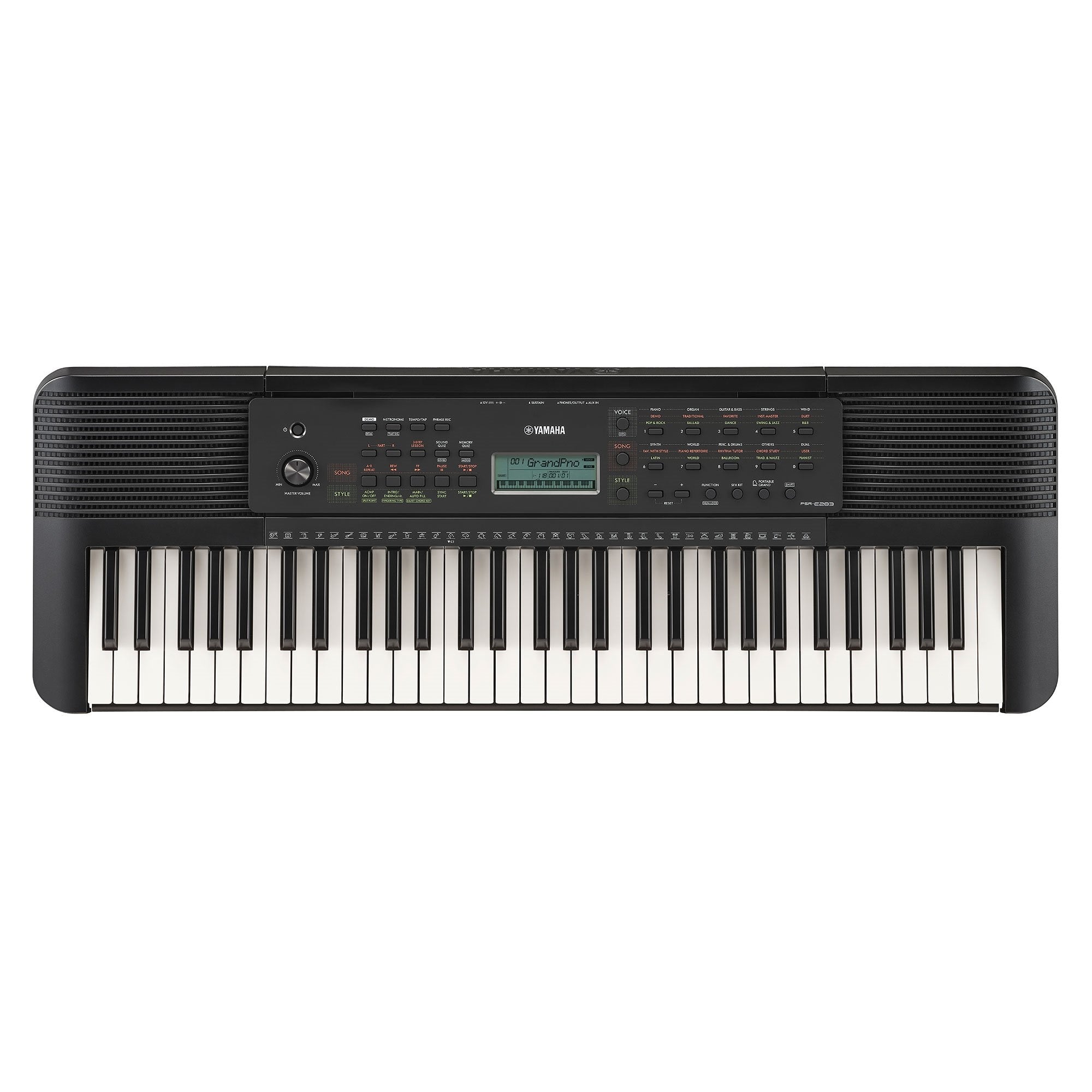 Yamaha PSR-E283 Keyboard 61 Key Entry Level Portable Keyboard with Power Supply Main image