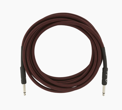 Fender Professional Series Instrument Cable 15' Red Tweed