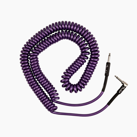 Fender J Mascis Instrument Coil Cable Straight-Angle 30' Purple