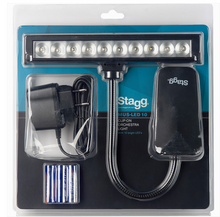 Load image into Gallery viewer, Stagg Multipurpose Clip On and Free Standing LED lamp