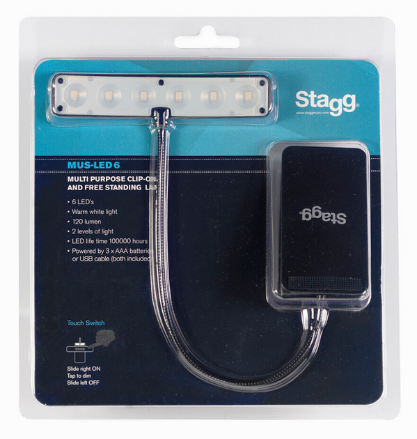 Stagg Multipurpose Clip On and Free Standing Lamp