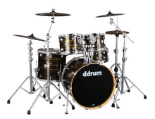 Load image into Gallery viewer, ddrum Dominion Birch 5 Piece Shell Pack Drum Kit Brushed Olive Metallic