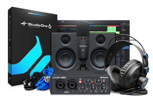 PreSonus AudioBox USB 96K Studio Ultimate Bundle 25th Anniversary Edition Black