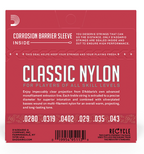 D'Addario EJ27N Classic Nylon Student Classical Guitar Strings, Normal Tension