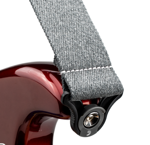 D'Addario 50BAL04 Auto Lock Guitar Strap - Skater Grey