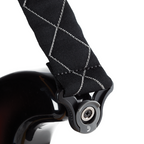 D'Addario 50BAL02 Padded Auto Lock Guitar Strap - Black Diamonds