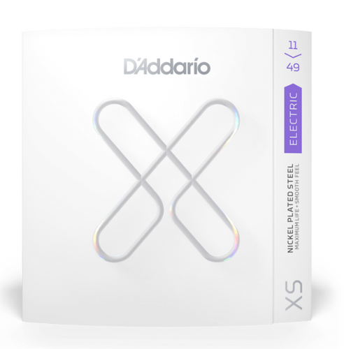D'Addario XSE1149 XS Nickel Coated Electric Guitar Strings, Medium 11-49