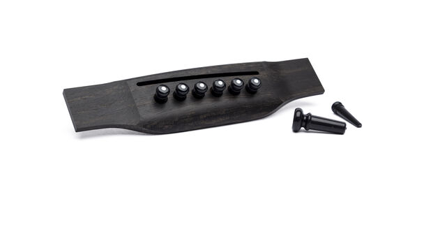 Martin 18APP21 White Inlaid Bridge & Endpins - Black Secondary image