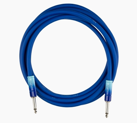 Fender Ombré Instrument Cable, Straight/Straight, 10' - Belair Blue