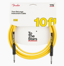 Load image into Gallery viewer, Fender Tom DeLonge To The Stars Instrument Cable, Graffiti Yellow - 10&#39;