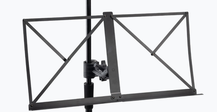 On Stage SMC1500 Clamp On Sheet Music Bookplate for Mic Stands