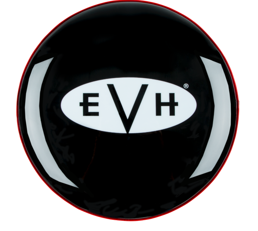 EVH 30 Inch Barstool EVH Logo Barstool with Red / White / Black Striped Trim Secondary image