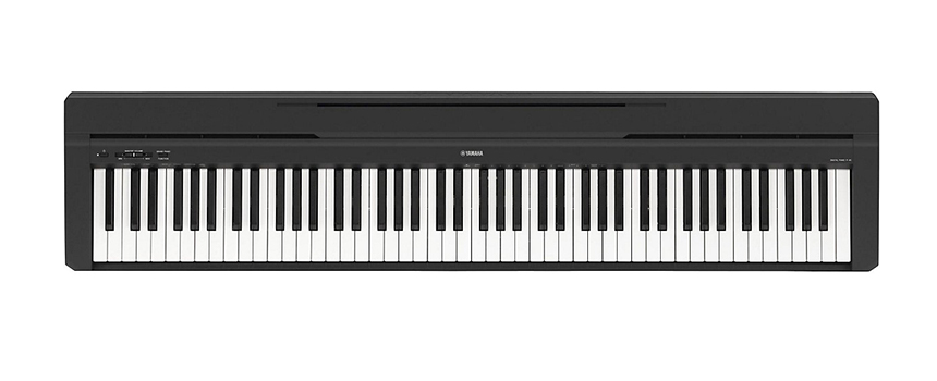 Yamaha P143 Black 88 Key Graded Hammer Digital Piano with Power Supply and Pedal