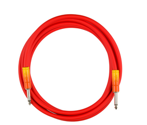 Fender Ombré Instrument Cable, Straight/Straight, 10' - Tequila Sunrise