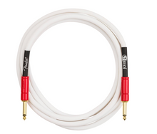 Load image into Gallery viewer, Fender John 5 Instrument Cable White and Red 10&#39;