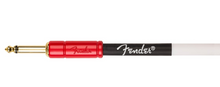 Load image into Gallery viewer, Fender John 5 Instrument Cable White and Red 10&#39;