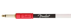 Fender John 5 Instrument Cable White and Red 10'