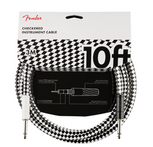 Load image into Gallery viewer, Fender Pro Instrument Cable Checkerboard 10&#39;