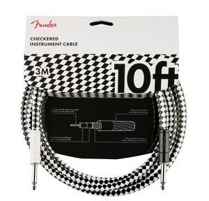 Fender Pro Instrument Cable Checkerboard 10'