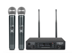 Phenyx Pro PTU-71-2H Dual UHF Wireless Microphone System with Auto Scan