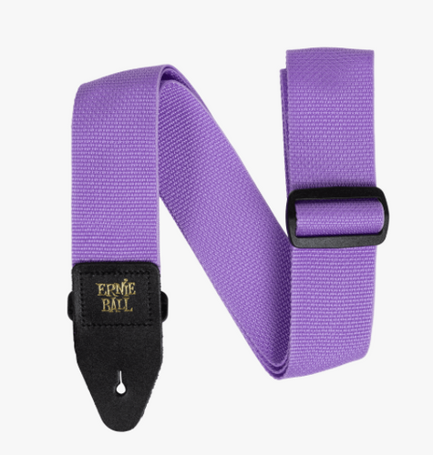 Ernie Ball Polypro Guitar and Bass Strap Purple Sunset