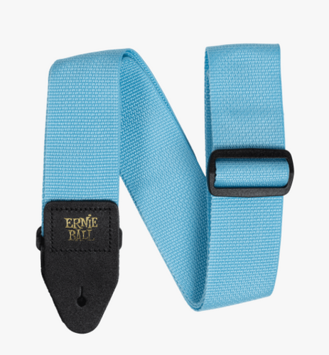 Ernie Ball Polypro Guitar and Bass Strap Breaker Blue