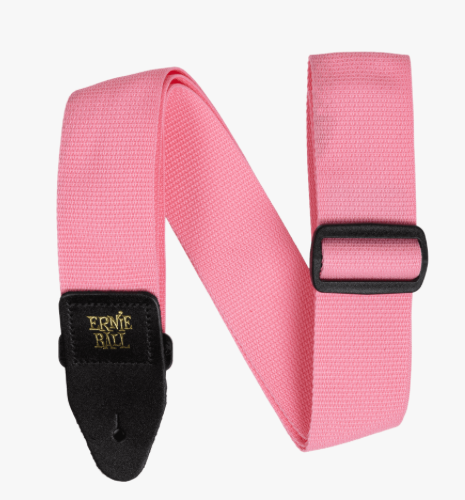 Ernie Ball Polypro Guitar and Bass Strap Pink Sunrise